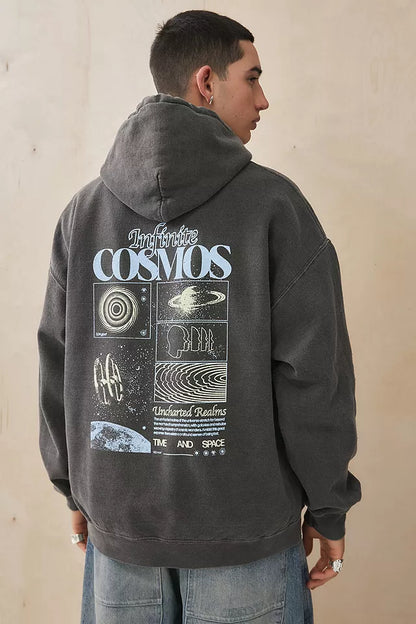 Classic printed Bomber Hoodie