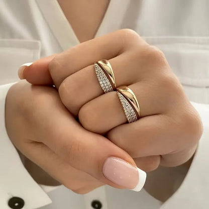 Elegant Adjustable Sparkle Ring