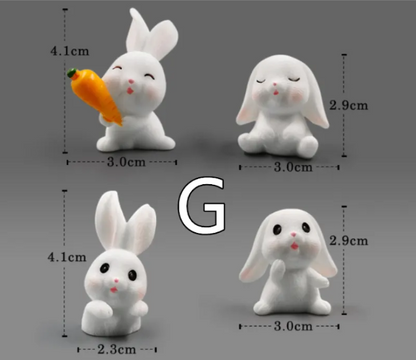 Mini Resin Animal Figurines – DIY Micro-Landscape Decor