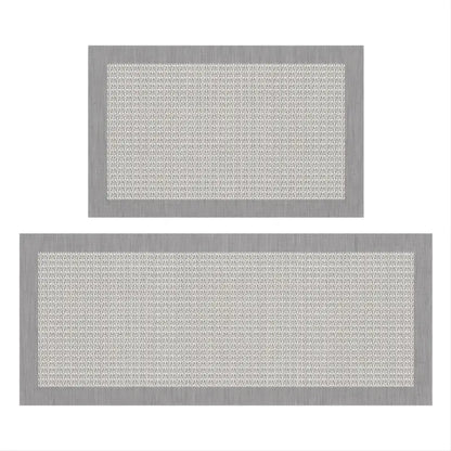 2-Pack Durable Kitchen Floor Mats, Non-Slip & Waterproof