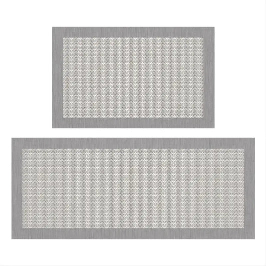 2-Pack Durable Kitchen Floor Mats, Non-Slip & Waterproof