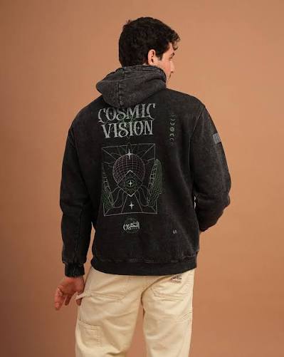 Classic printed Bomber Hoodie